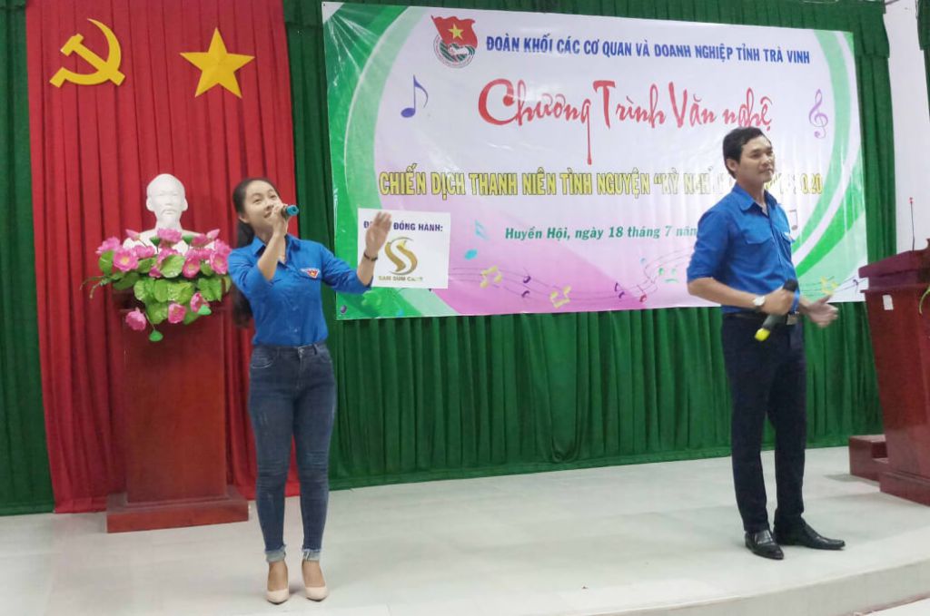 Tổ chức chương trình văn nghệ trong CD TNTN “Kỳ nghĩ hồng” 2020