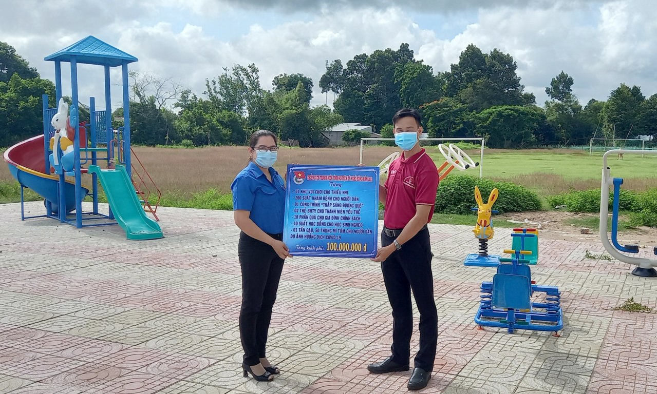 Nhiều công trình, phần việc ý nghĩa trong Chiến dịch tình nguyện “Kỳ nghỉ hồng” năm 2021, trị giá trên 300 triệu đồng