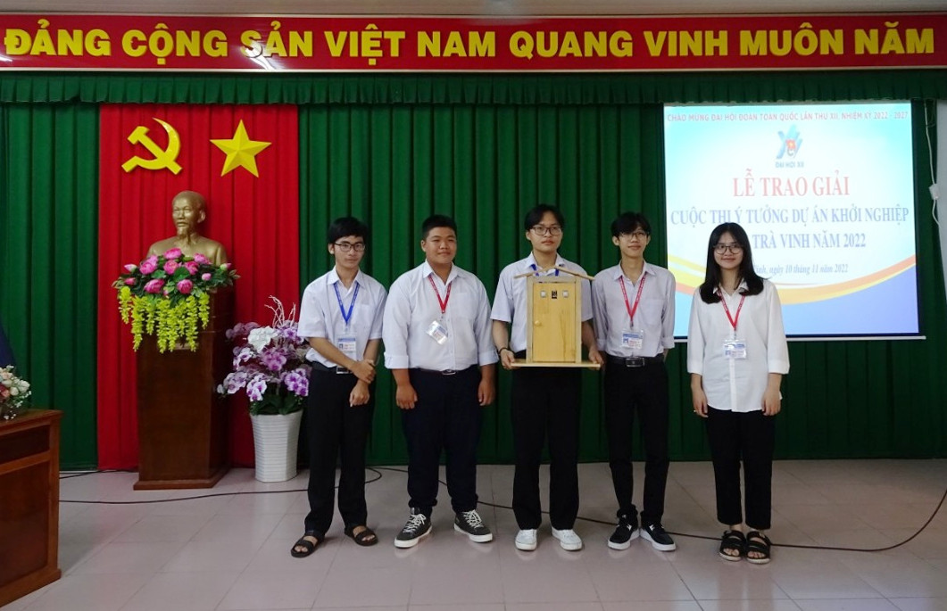 Đoàn trường THPT Chuyên Nguyễn Thiện Thành với Dự án “Khóa chống trộm A5” đọat Giải Nhất tại Cuộc thi “Ý tưởng, dự án khởi nghiệp” cấp tỉnh năm 2022