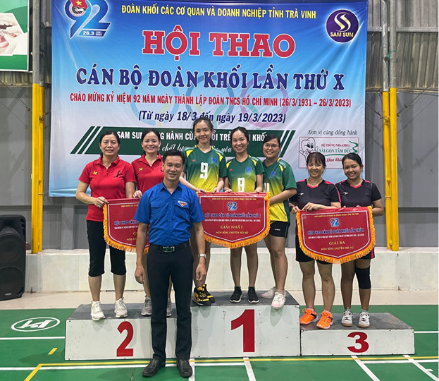 Chi đoàn Sở Thông tin và Truyền thông đoạt giải Nhất môn Bóng chuyền hơi nữ Hội thao cán bộ Đoàn lần thứ X, năm 2023