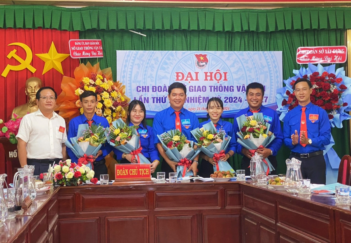 Đồng chí Phan Thái Anh được đại hội tín nhiệm bầu giữ chức Bí thư Chi đoàn Sở Giao thông vận tải nhiệm kỳ 2024 – 2027