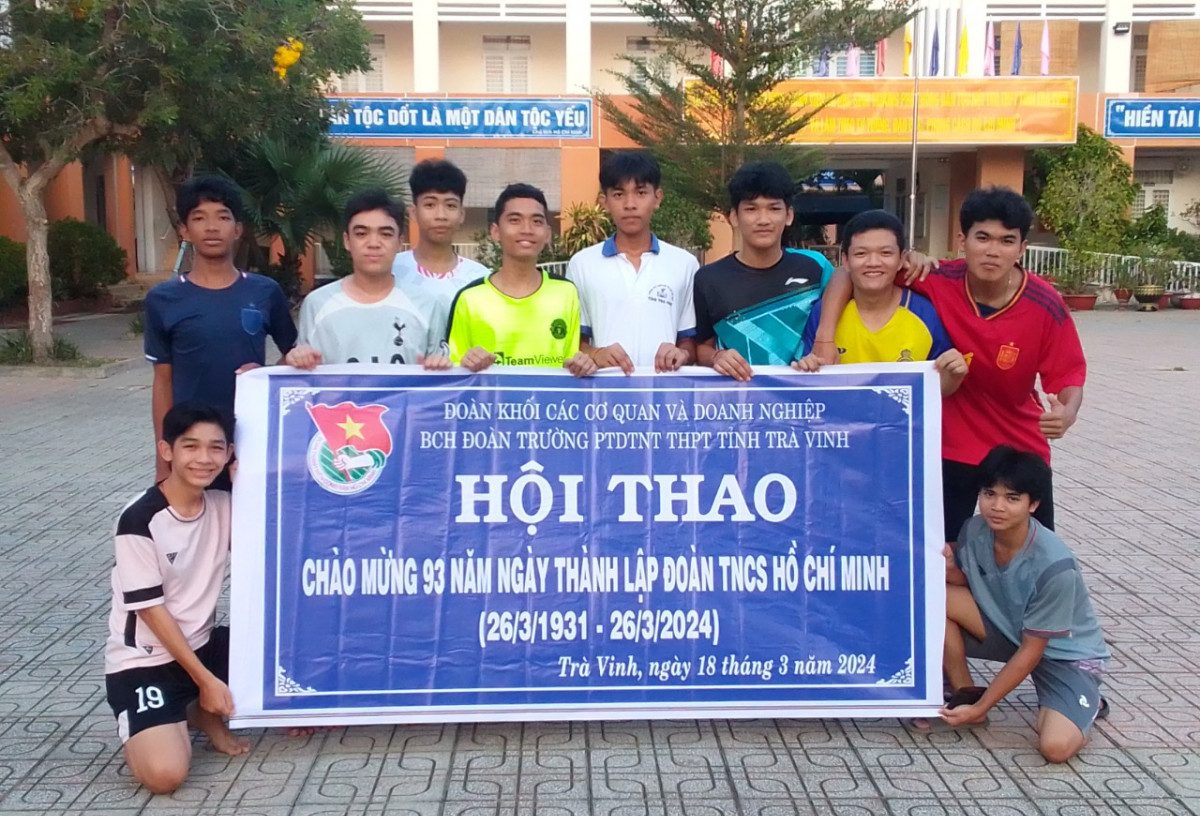 Đoàn trường Phổ thông DTNT THPT tỉnh tổ chức Hội thao chào mừng kỷ niệm 93 năm Ngày thành lập Đoàn TNCS Hồ Chí Minh (26/3/1931 – 26/3/2024)