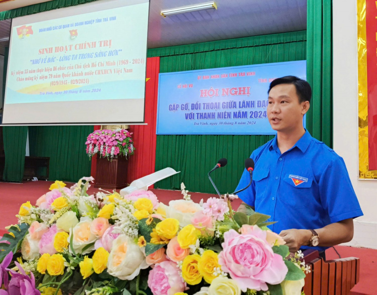 Đoàn khối tổ chức đợt sinh hoạt chính trị “Nhớ về Bác – Lòng ta trong sáng hơn” nhân kỷ niệm 55 năm thực hiện Di chúc của Chủ tịch Hồ Chí Minh (1969 – 2024)