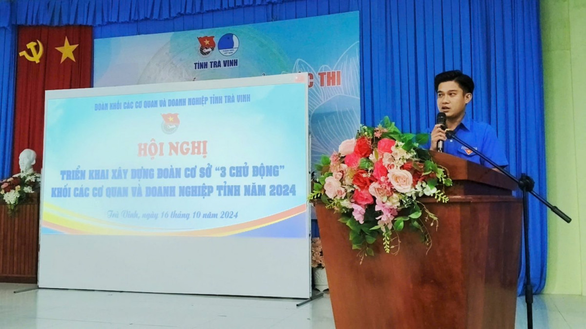 Hội nghị triển khai xây dựng Đoàn cơ sở “3 chủ động” năm 2024