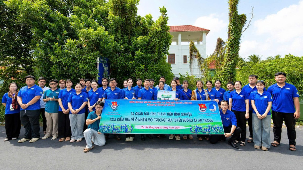 Tuổi trẻ Đoàn thanh niên Ủy ban nhân dân tỉnh ra quân ngày chủ nhật xanh lần thứ II, năm 2026